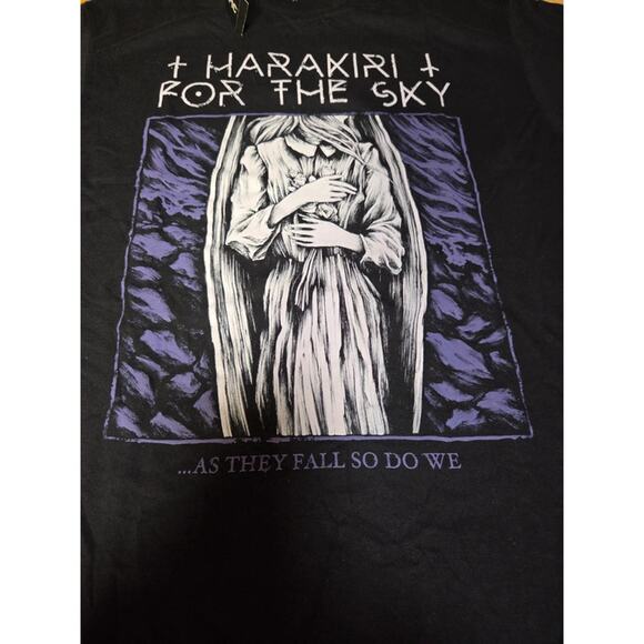 Harakiri For The Sky Band Tee Mens M Black Graphic black Metal rare Shirt Cotton - Picture 2 of 6